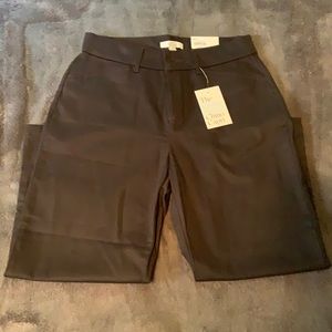 Croft and Barrow Womens Dress Pant Capris Black Size 4 NWT